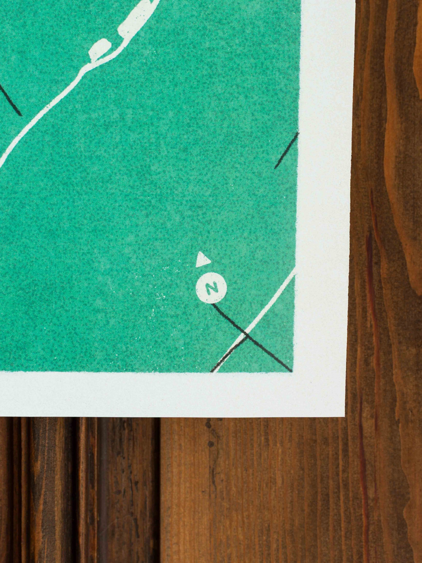 Römhild Stadtposter – A2 Karte mit Wappen und Stadtinfos im Retro-Stil (Thüringen)